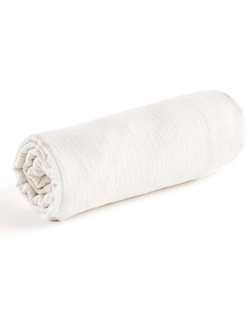 Lenzuolo bambino garza cotone | sevira kids | sevira kids Ecru - Kiabi