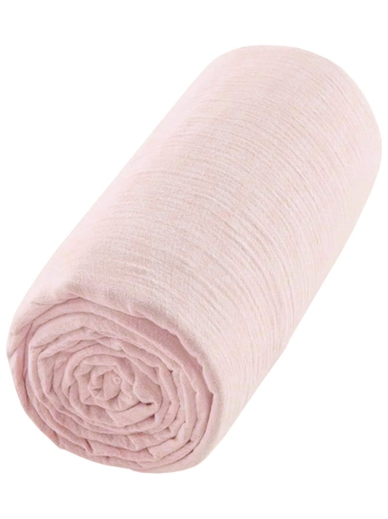 Lenzuolo bambino garza cotone | sevira kids | sevira kids Rosa antico - Kiabi