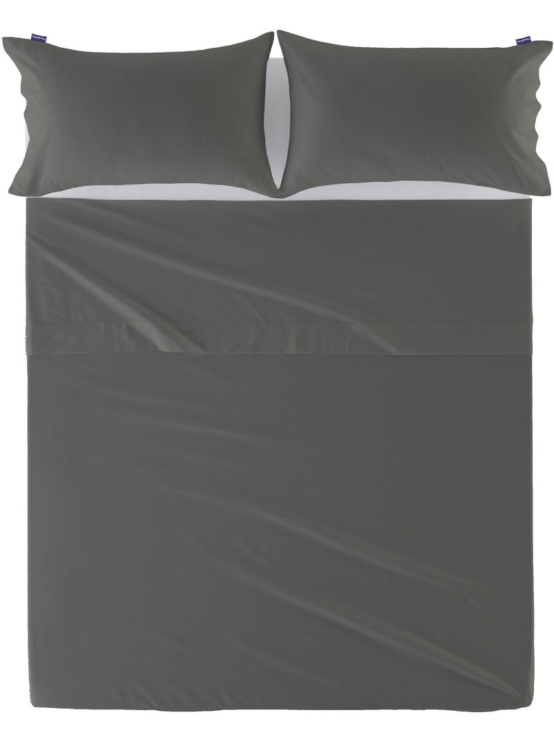 Lenzuolo Basic "Happyfriday" Grigio scuro - Kiabi