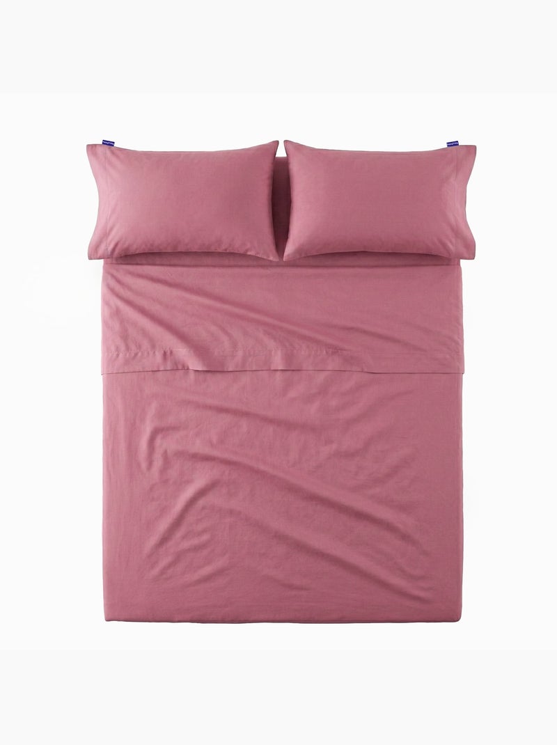 Lenzuolo Basic "Happyfriday" Magenta - Kiabi