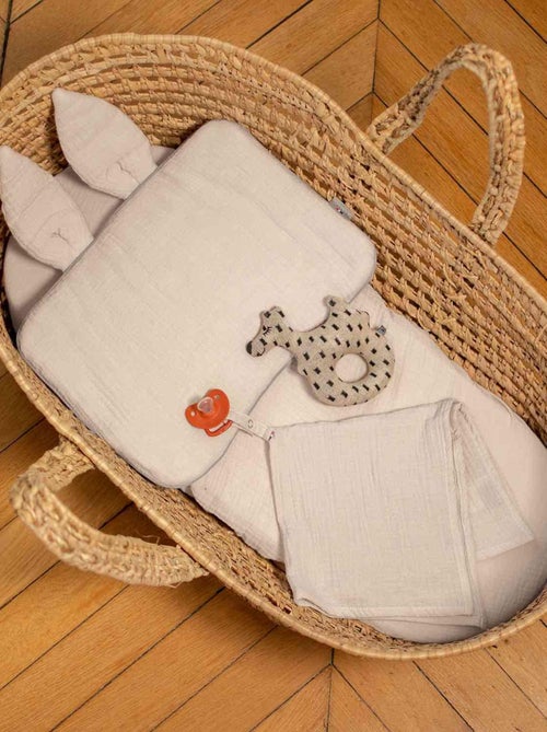 Lenzuolo cesta bebè garza cotone | sevira kids | sevira kids - Kiabi Lenzuolo cesta bebè garza cotone | sevira kids | sevira kids - Kiabi