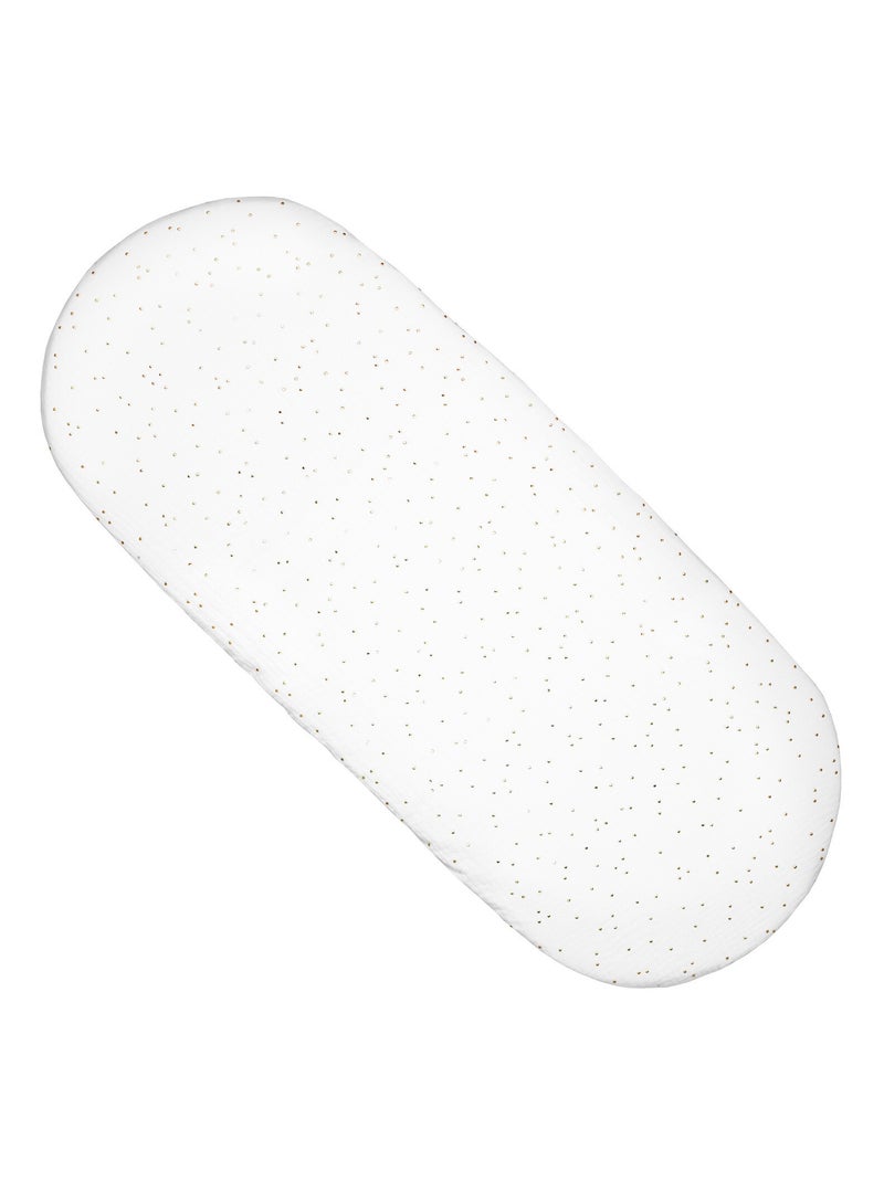 Lenzuolo cesta bebè garza cotone | sevira kids | sevira kids Bianco dorato - Kiabi