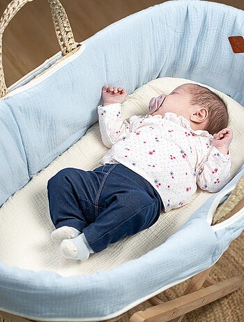 Lenzuolo cesta bebè garza cotone | sevira kids | sevira kids