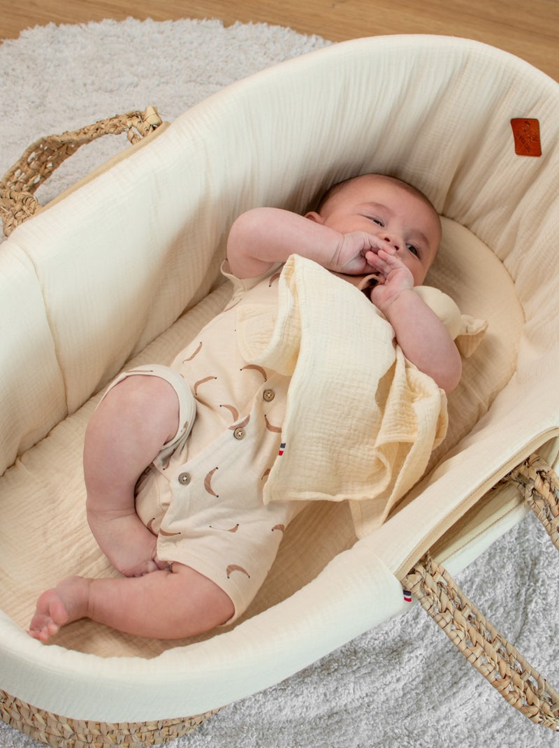Lenzuolo cesta bebè garza cotone | sevira kids | sevira kids Ecru - Kiabi