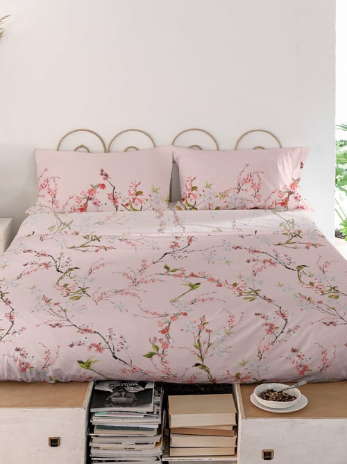 Lenzuolo Chinoiserie rose "Happyfriday" - Kiabi