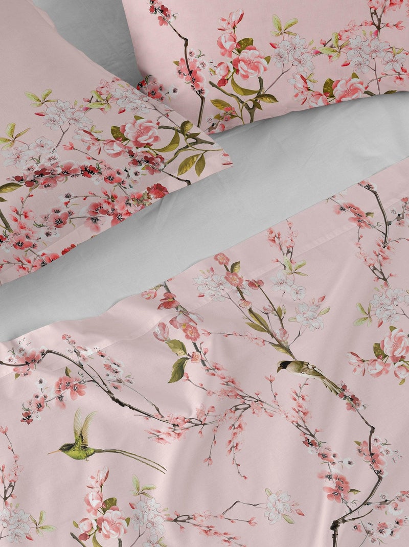 Lenzuolo Chinoiserie rose "Happyfriday" Bianco - Kiabi