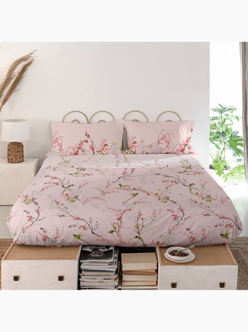 Lenzuolo Chinoiserie rose "Happyfriday" - Kiabi