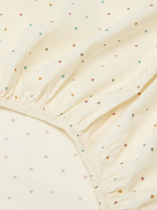 Lenzuolo con angoli 1 persona (140x200) in cotone - Kiabi Home - Kiabi