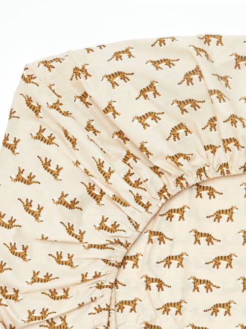 Lenzuolo con angoli 1 persona (140x200) in cotone - Kiabi Home - Kiabi