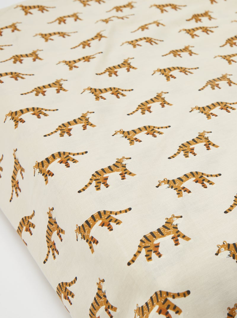 Lenzuolo con angoli 1 persona 90 x 190 cm in cotone - Kiabi Home BIANCO - Kiabi