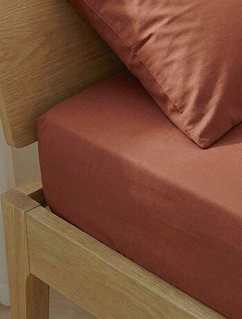 Lenzuolo con angoli 1 persona 90 x 190 in cotone - Kiabi Home