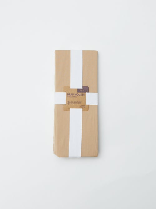 Lenzuolo con angoli 1 persona (90x190) in cotone - Kiabi Home - Kiabi