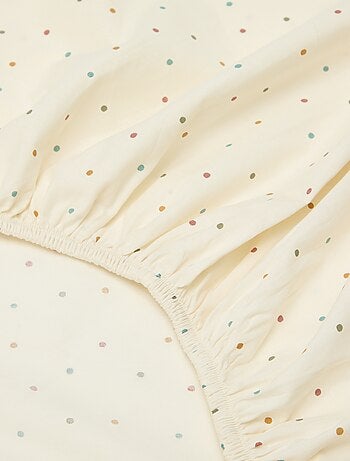 Lenzuolo con angoli 1 persona (90x190) in cotone - Kiabi Home