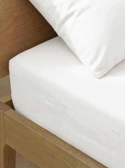 Lenzuolo con angoli 1 persona (90x190) in cotone - Kiabi Home - Kiabi