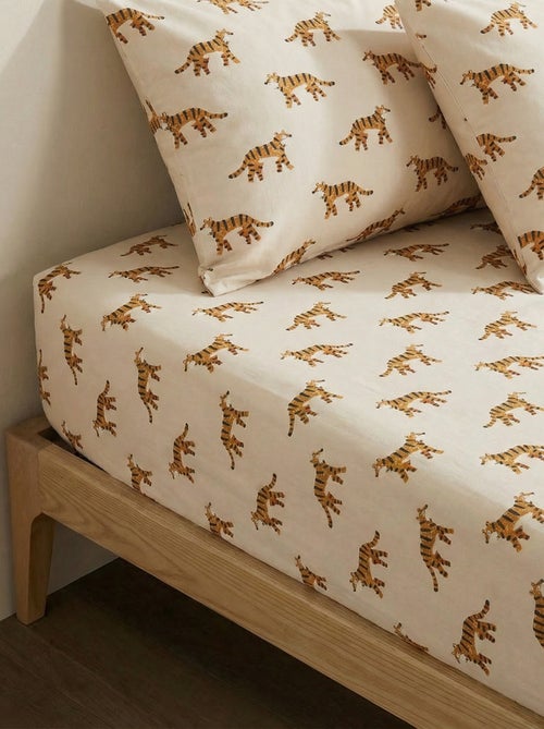 Lenzuolo con angoli 1 persona (90x190) in cotone - Kiabi Home - Kiabi