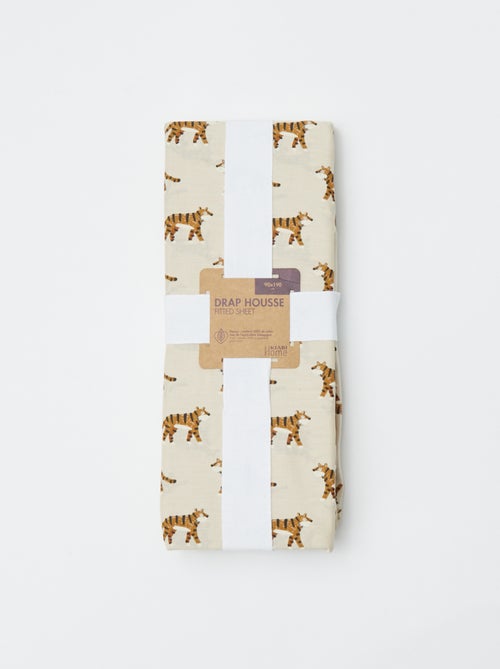 Lenzuolo con angoli 1 persona (90x190) in cotone - Kiabi Home - Kiabi