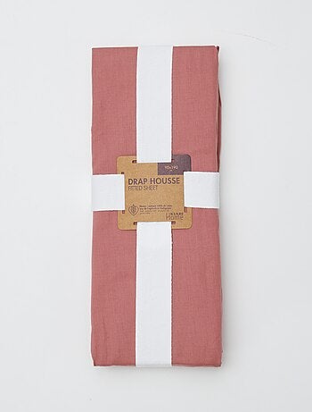 Lenzuolo con angoli 1 persona (90x190) in cotone - Kiabi Home