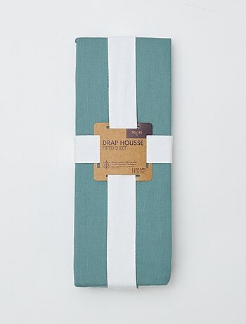 Lenzuolo con angoli 1 persona (90x190) in cotone - Kiabi Home