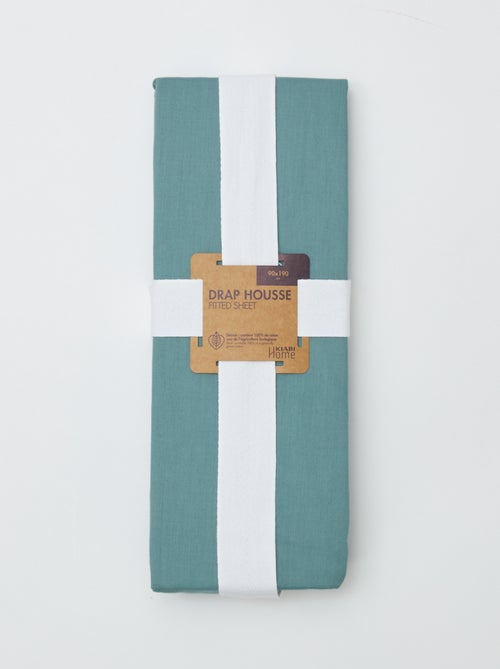 Lenzuolo con angoli 1 persona (90x190) in cotone - Kiabi Home - Kiabi