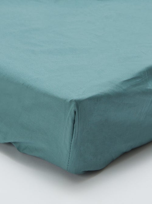 Lenzuolo con angoli 1 persona (90x190) in cotone - Kiabi Home - Kiabi