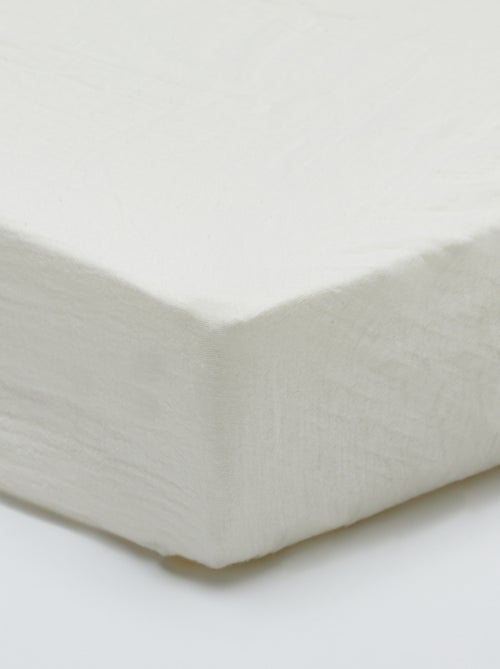 Lenzuolo con angoli 1 piazza (70x140) in doppia garza di cotone - Kiabi Home - Kiabi