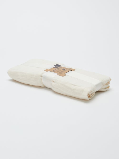 Lenzuolo con angoli 1 piazza (70x140) in doppia garza di cotone - Kiabi Home - Kiabi