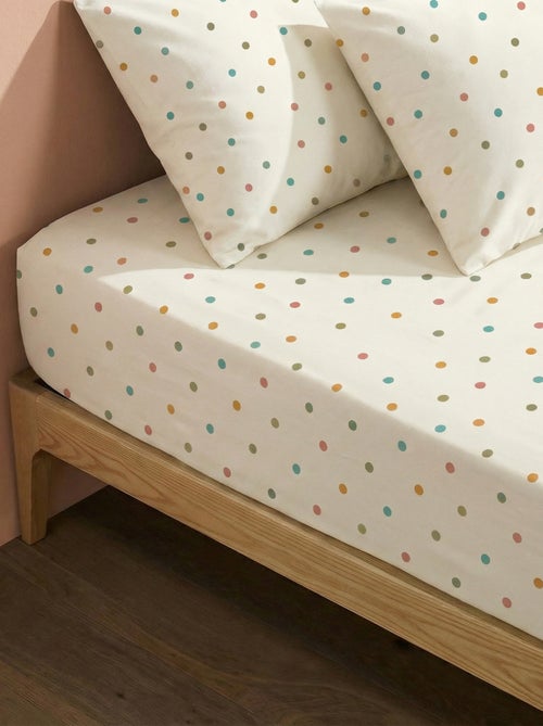 Lenzuolo con angoli 1 piazze (140x200) in cotone -  Kiabi Home - Kiabi