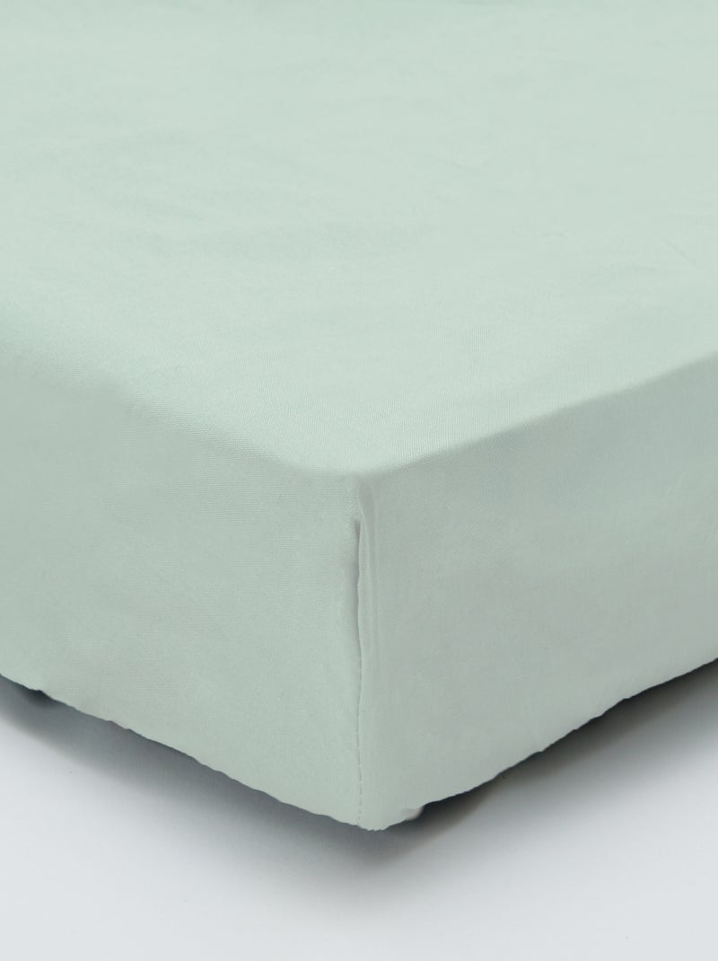 Lenzuolo con angoli (150x200cm) in cotone BLU - Kiabi
