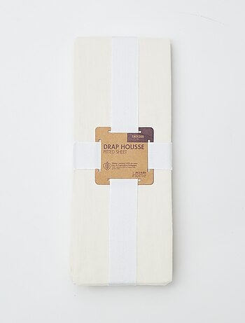 Lenzuolo con angoli 2 piazze (180 x 200) in cotone - Kiabi Home