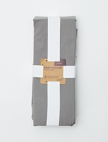 Lenzuolo con angoli 2 piazze (180 x 200) in cotone - Kiabi Home