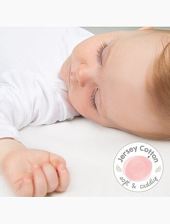 Lenzuolo con angoli estensibile in cotone bio "Safe Asleep®" – ROBA