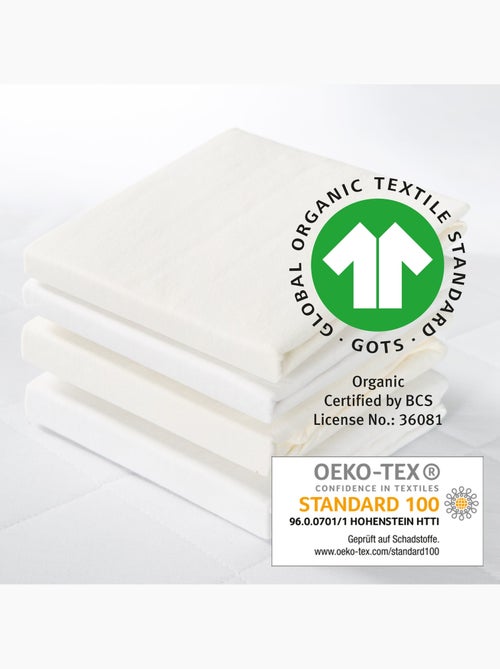 Lenzuolo con angoli estensibile in cotone bio "Safe Asleep®" – ROBA - Kiabi