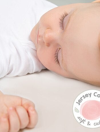 Lenzuolo con angoli estensibile in cotone bio "Safe Asleep®" – ROBA