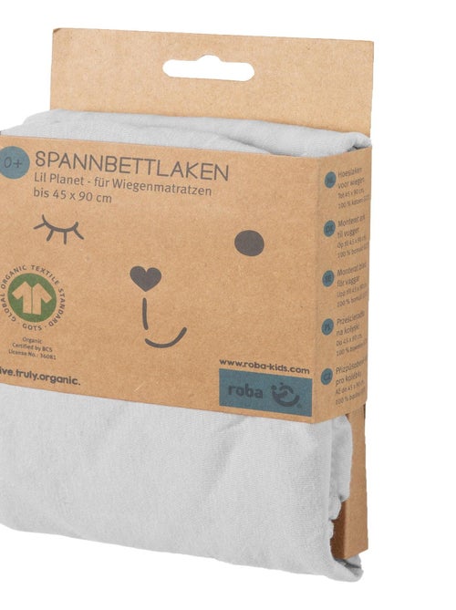 Lenzuolo con angoli estensibile per materasso bebè – ROBA "Lil Planet" - Kiabi
