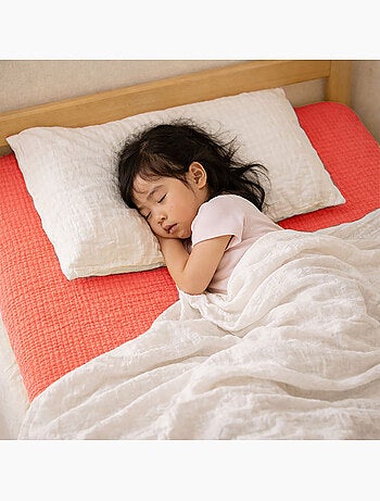 Lenzuolo con angoli in cotone biologico vichy