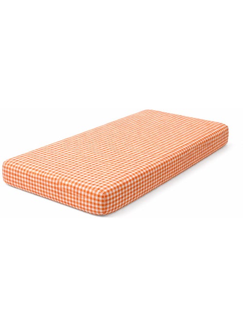 Lenzuolo con angoli in cotone biologico vichy - Kiabi Lenzuolo con angoli in cotone biologico vichy - Kiabi
