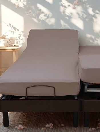 Lenzuolo con angoli in cotone elasticizzato per letto elettrico PAPILLON
