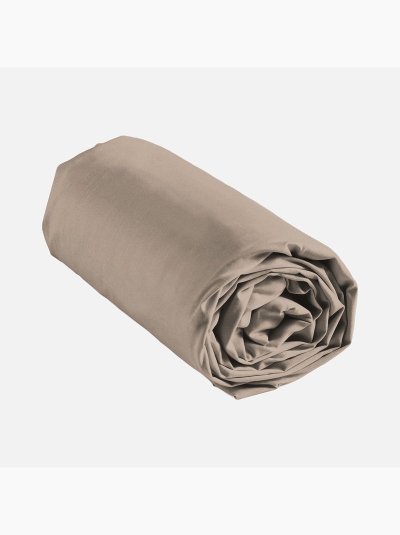 Lenzuolo con angoli in Cotone LINA Douceur d'Intérieur Beige - Kiabi