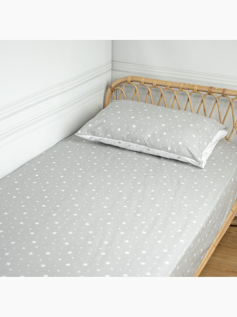 Lenzuolo con angoli in cotone | SEVIRA KIDS Grigio - Kiabi