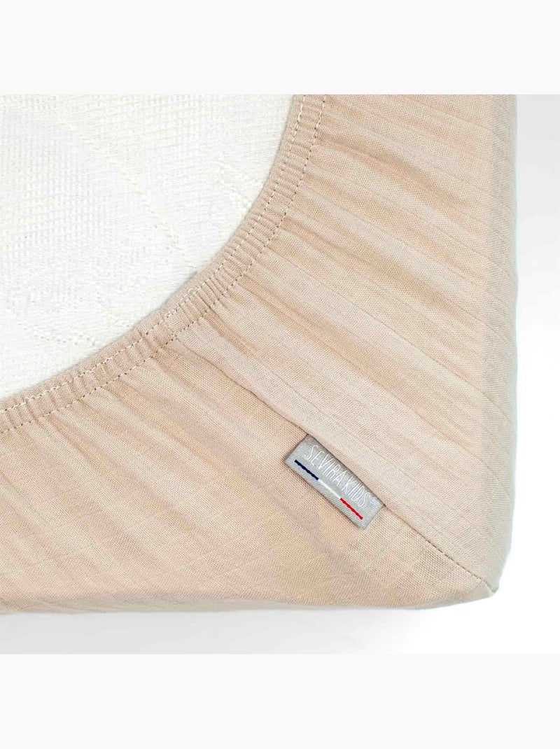 Lenzuolo con angoli in cotone | sevira kids | sevira kids Beige - Kiabi