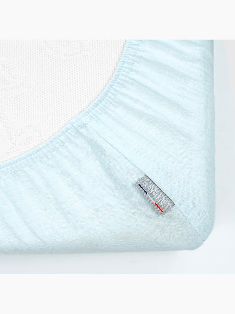 Lenzuolo con angoli in cotone | sevira kids | sevira kids Blu - Kiabi