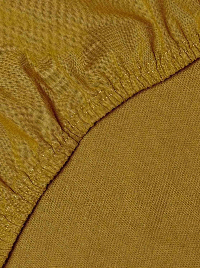 Lenzuolo con angoli in cotone | sevira kids | sevira kids Senape - Kiabi