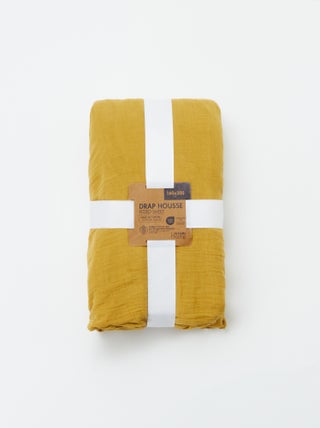 Lenzuolo con angoli in garza di cotone (160 x 200 cm) - Kiabi Home