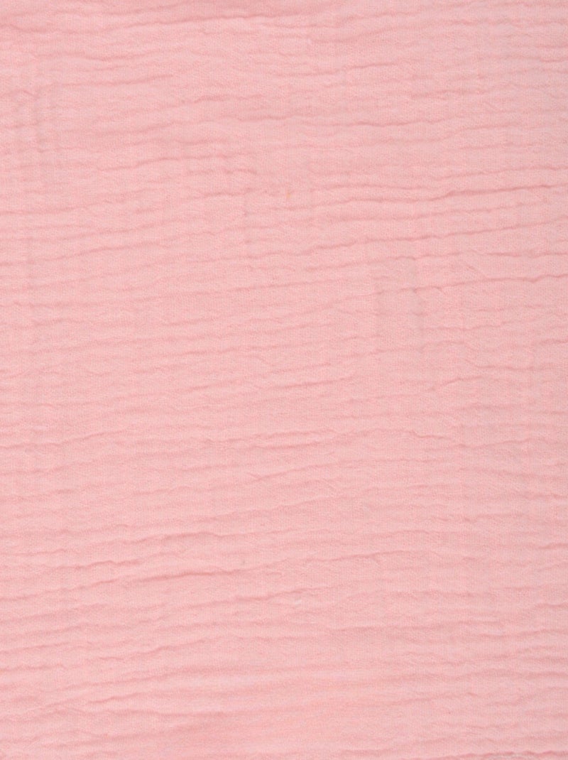 Lenzuolo con angoli in garza di cotone Alia PROMO LINGE Rosa - Kiabi