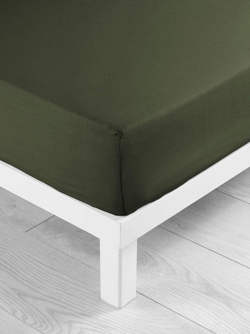 Lenzuolo con angoli in Microfibra Oscar Douceur d'Intérieur Verde - Kiabi