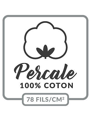Lenzuolo con angoli in percalle di cotone percale Douceur d'Intérieur
