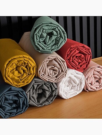 Lenzuolo con angoli in percalle di cotone percale Douceur d'Intérieur
