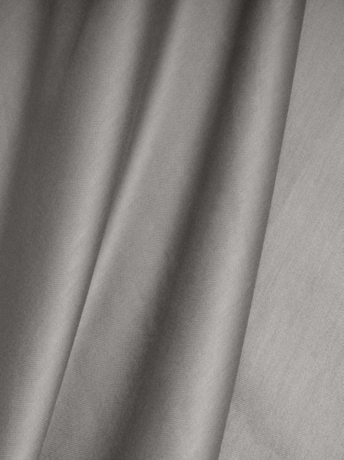 Lenzuolo con angoli in raso di cotone grigio argento - Kiabi