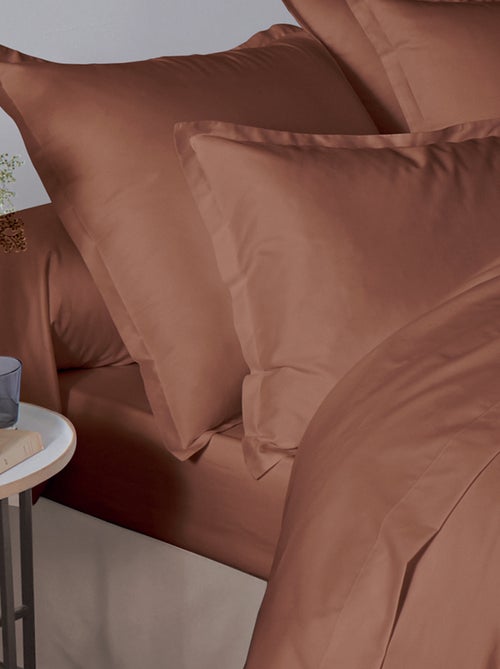 Lenzuolo con angoli in raso di cotone tinta unita - Kiabi