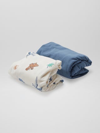 Lenzuolo con angoli 'Jurassic Explorers' - set di 2